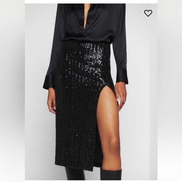 Reformation Galaxy Skirt in Black New with Tags! - Picture 3 of 11